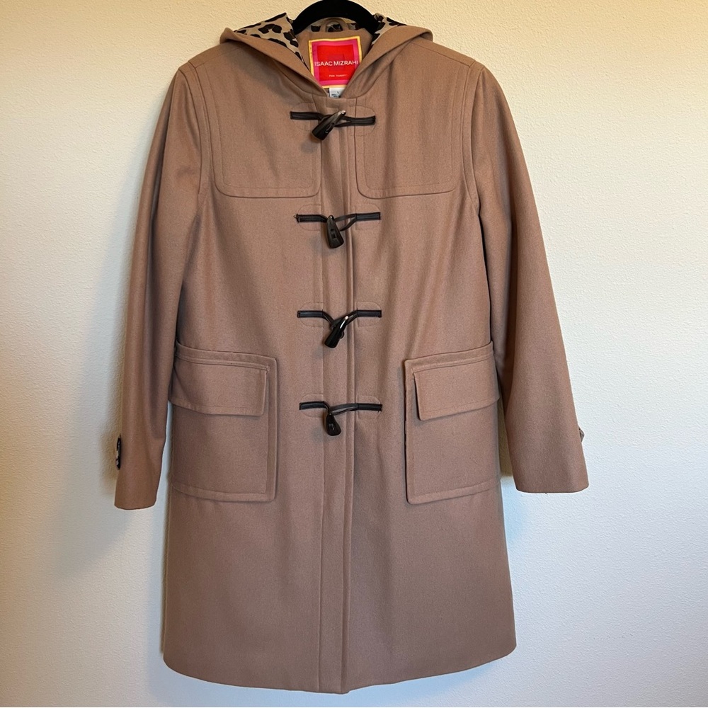 Isaac Mizrahi For Target Wool Stadium Coat In Cam… - image 4